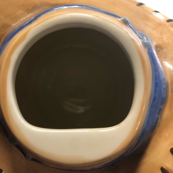 Unique Porcelain Cowboy Coffee Pot Red Bandana Whimsical China Teapot - Picture 9 of 11